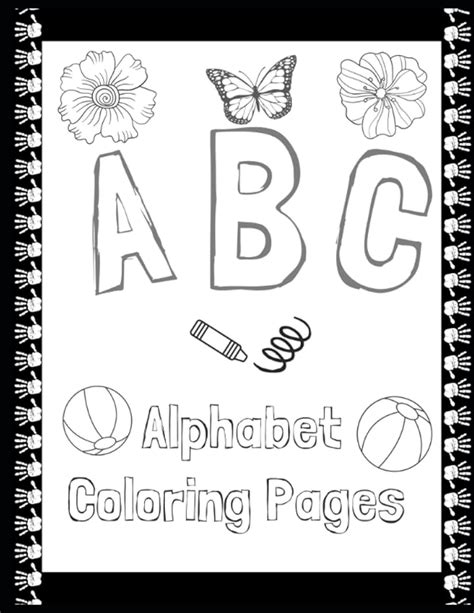 Abc Alphabet Coloring Pages 30 Color By Letter Worksheets For Kids