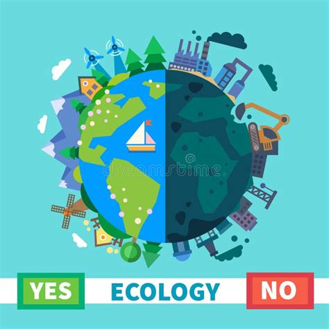 Pollution And Ecology Infographics Stock Vector Illustration Of