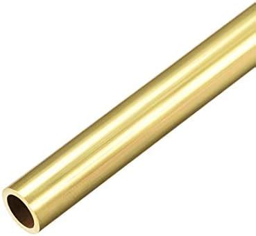 sourcing map Tube Laiton Rond 300mm Longueur 4mm Diamètre Externe 1mm