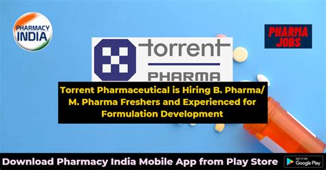 Torrent Pharmaceutical Is Hiring B Pharma M Pharma Freshers And