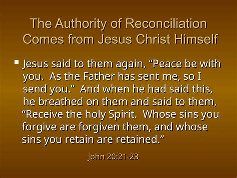 The Sacrament Of Reconciliation Confession Ppt