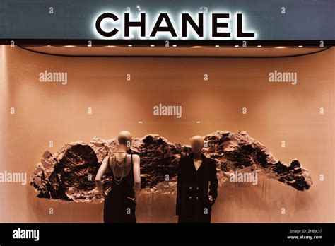 Boutique De Luxe Chanel Moscou Deux Mannequins Habill S D L Gantes