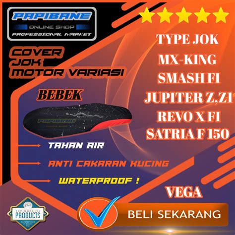 Jual Cover Jok Motor Sarung Jok Mx King Smash Jupiter Z Z Revo X