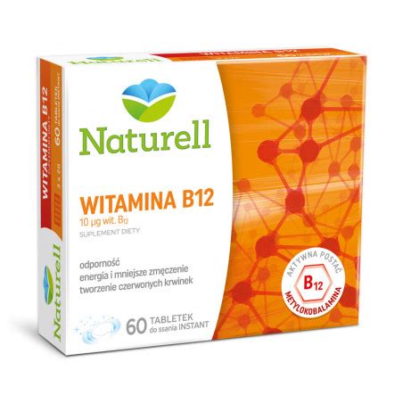 Naturell Witamina B12 60 Tabletek Cena Opinie AptekaPrima