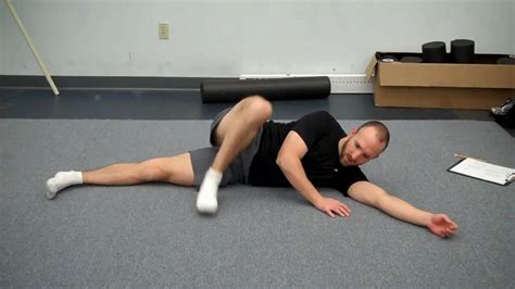 Core Stability Side Lying Hip Ab Adduction Youtube