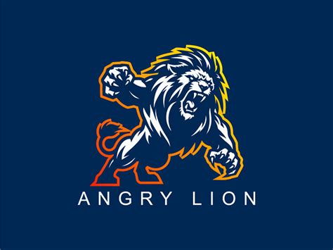 Angry Lion Logo by Usman on Dribbble