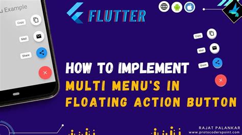 Flutter Floating Action Button Expandable Fab Menu S