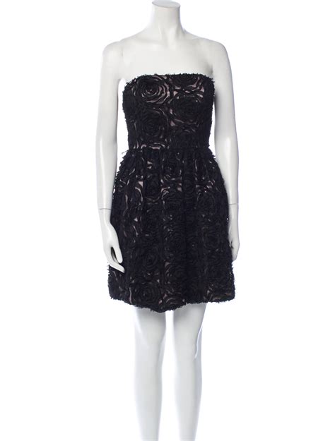 Jill Stuart Strapless Mini Dress Black Dresses Clothing Jis26457