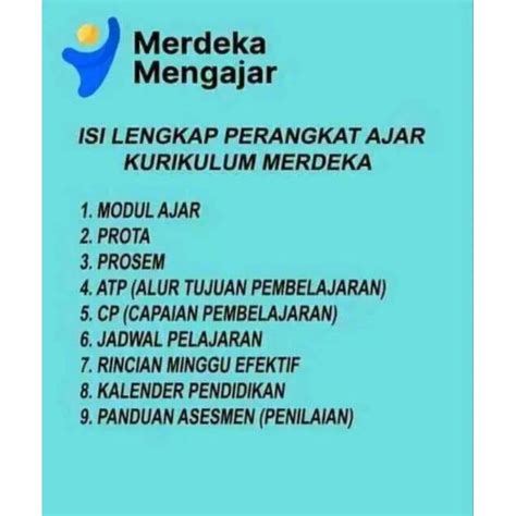 Jual Perangkat Pembelajaran Kurikulum Merdeka Modul Ajar Sma Ma Siap