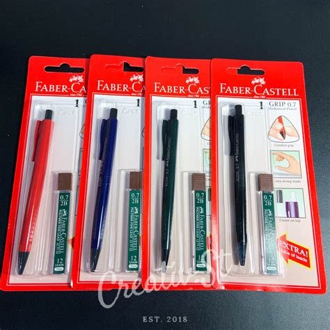 Jual Faber Castell Econ Mechanical Pencil 0 7 OPAQUE Blister Pensil