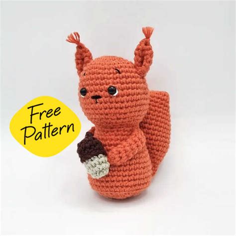 Amigurumi Squirrel Free Crochet Pattern Amigurumi