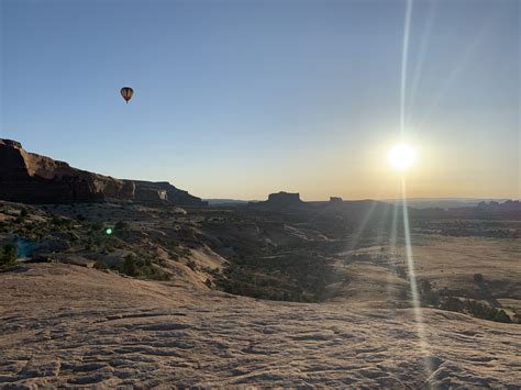 Hot Air Balloon Moab Utah Redrock Ballooning Scenic Ballooning Hot