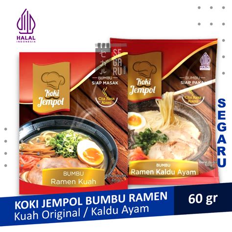 Jual Bumbu Ramen Kuah Koki Jempol Japanese Ramen Udon Halal Shopee