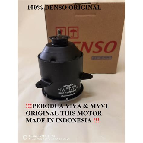 Original Denso Radiator Fan Motor Perodua Myvi