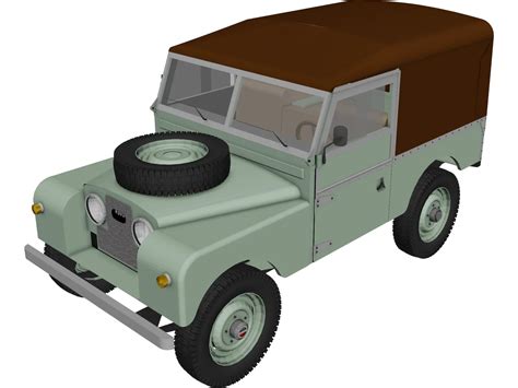 Land Rover Series I 3d Model 3dcadbrowser