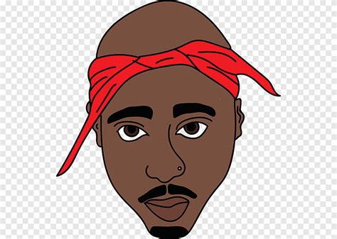 Tupac Shakur Biggie & Tupac Cartoon, 2pac, celebrities, face png | PNGEgg