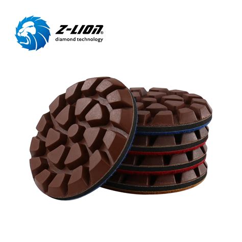 ZL 16KH Diamond Copper Filling Resin Bond Polishing Pad For Concrete