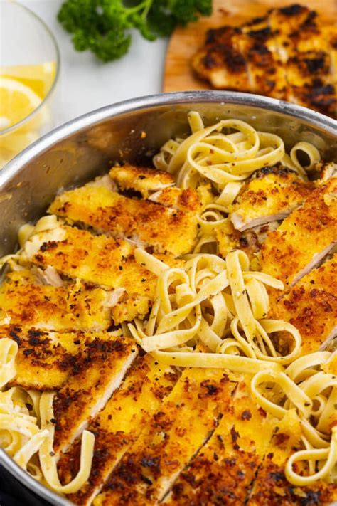 Creamy Lemon Garlic Chicken Pasta Recipe All Things Mamma