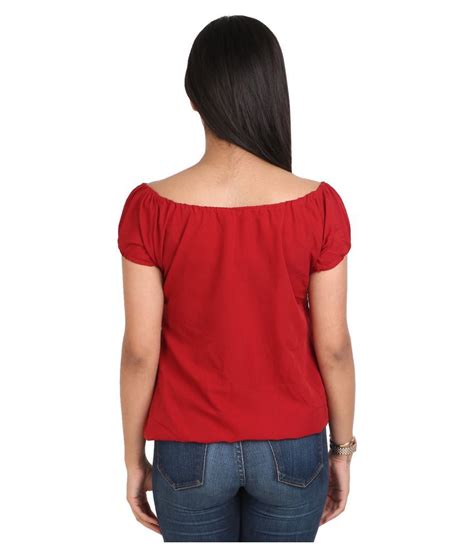 Sritika Crepe Regular Tops Maroon Buy Sritika Crepe Regular Tops