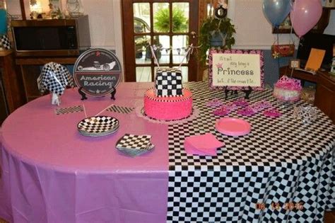 Racecars Or Ruffles Gender Reveal Party Theme Decorations Gender