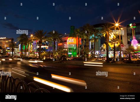 Las Vegas In The Evening Stock Photo Alamy