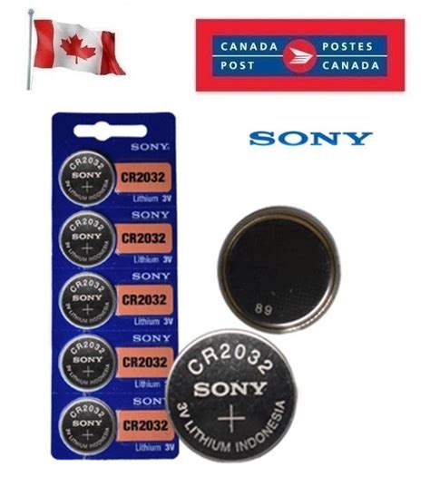 5 X Sony Cr2032 Button Coin Cell 3v Lithium Battery Batteries Exp 2030 Dl2032