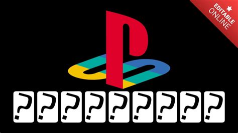 Logotipo Playstation Generador De Efectos De Texto