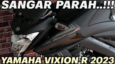 Reviewnew Vixion R Matte Black Youtube