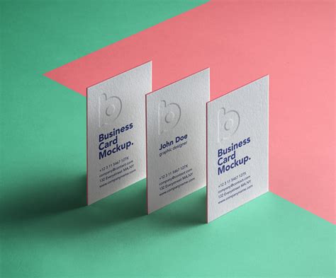 Psd Business Card Brand Mockup Vol3 Pixeden Club