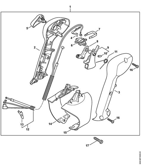 Stihl BR350 – Control Handle | Lawn & turfcare machinery parts