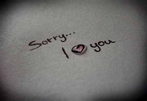 Sorry Wallpapers For Love