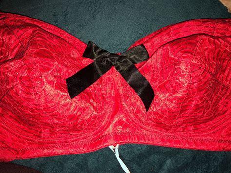 Elsie Spiral Stitch Bullet Bra Red Playful Promises Usa