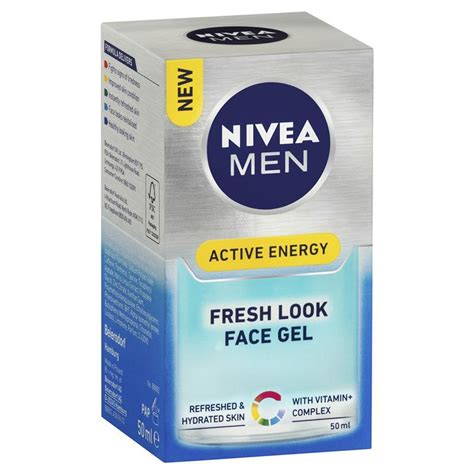 Nivea For Men Active Energy Face Gel Ml Chemist Warehouse