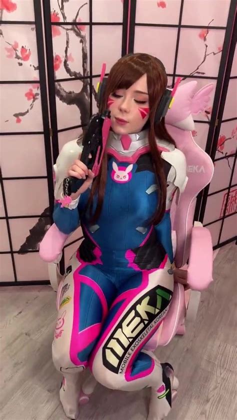 Girl Cosplay D Va From Overwatch And Sucks Dick Till Facial Fapcat