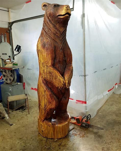 Steps To Take To Finishing Your Chainsaw Carving Chainsaw Sculpture