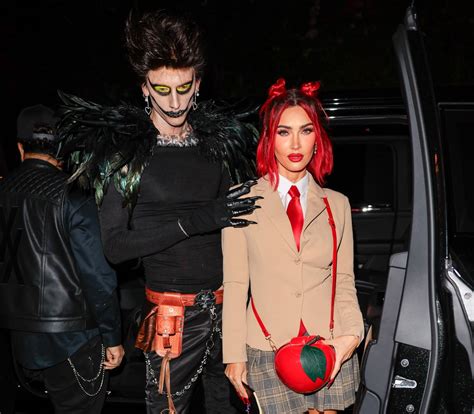 Megan Fox And Machine Gun Kellys Death Note Halloween Costume Best