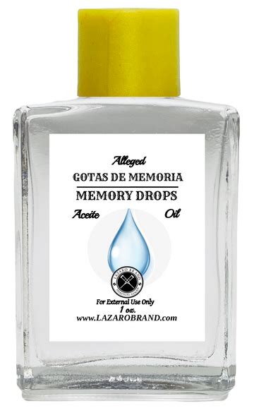 Memory Drops Gotas De Memoria Spiritual Oil To Control Dominate Power