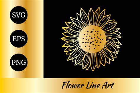 Marigold Flower Line Art Set Svg Graphic By Nurdesign99 · Creative Fabrica