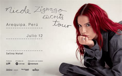 Nicole Zignago En Arequipa Escrita Tour Joinnus