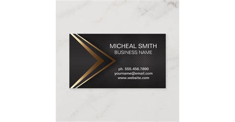 Abstract Metallic Texture Background Business Card | Zazzle