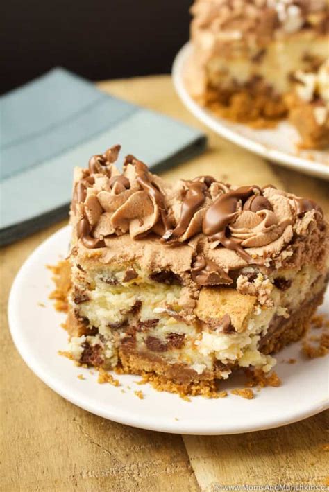 S'mores Cheesecake Recipe - Moms & Munchkins