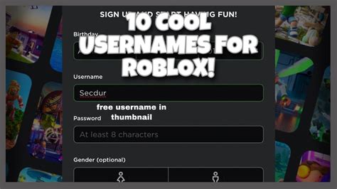 10 Best Usernames On Roblox [rare Usernames] Hexruu Youtube