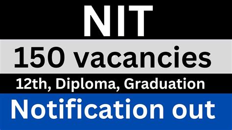 NIT CALICUT RECRUITMENT 2023 Graduation Job 12th Pass Job Latest