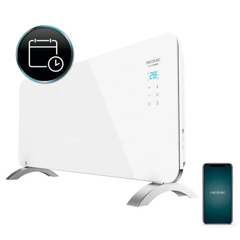 Ready Warm 6750 Crystal Connected Radiador convector eléctrico Wi Fi