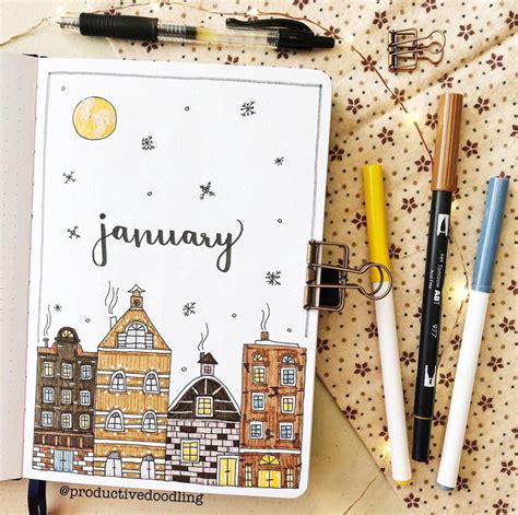 January Bujo Spreads You Need To Try In January Bullet Journal