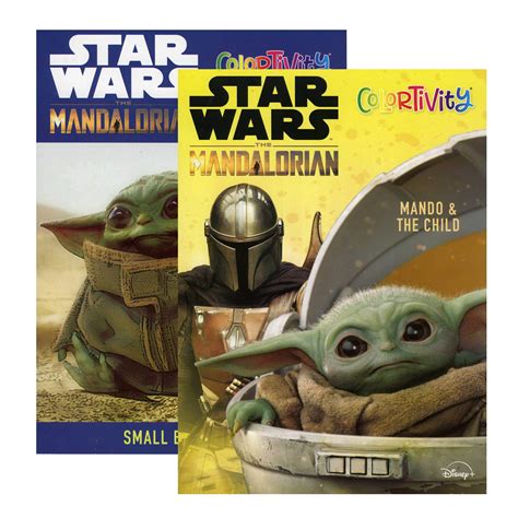 Buy The Mandalorian And Child Baby Yoda Coloring And Activity 2 Pack