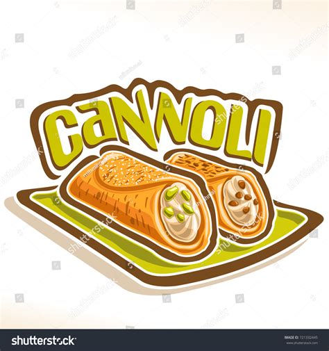 Vector Logo For Sicilian Cannoli Confection 2 Royalty Free Stock