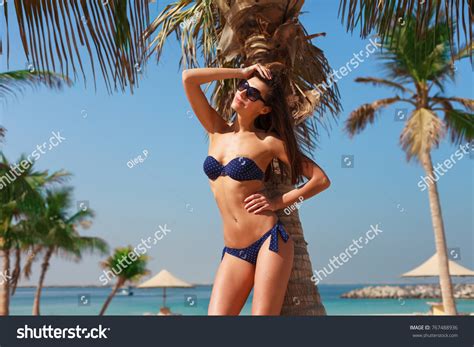 Sexy Beautiful Woman Relaxing Sunbathing Bikini Stock Photo Edit Now