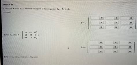 Solved Problem 13 6 Points Let B Be The 3 X 3 Matrix That