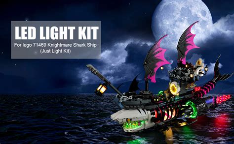 Amazon Rorliny LED Light Kit For Lego DREAMZzz Nightmare Shark